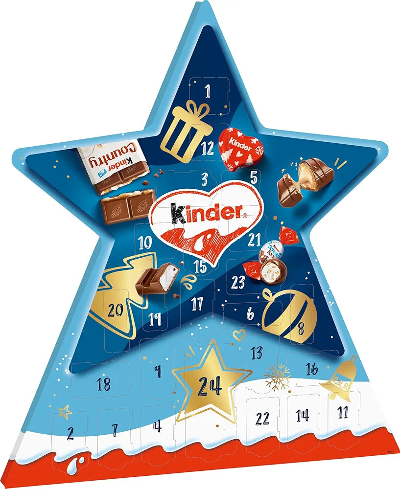 CALENDARIO ADVIENTO KINDER ESTRELLA