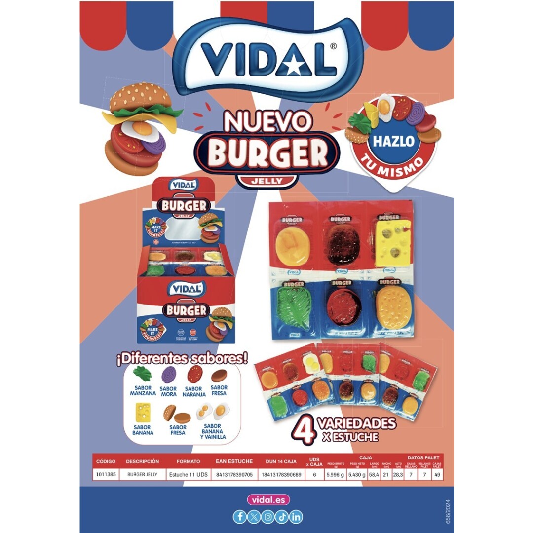 BURGER GELATINA