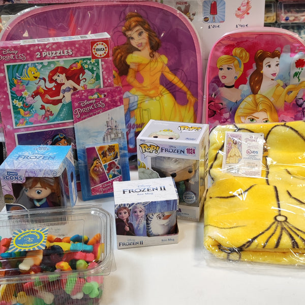 SORTEO LOTE PRINCESAS DISNEY Y KILO DE CHUCHES (2 NÚMEROS)