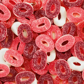 RED FRUIT MINI RINGS