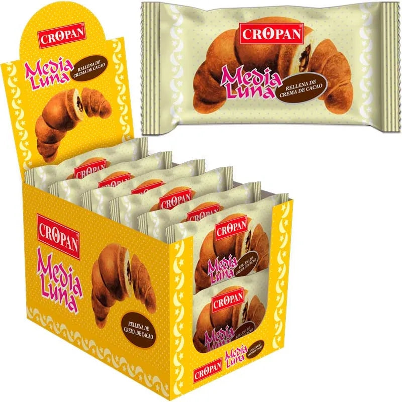 MEDIA LUNA RELLENA CACAO