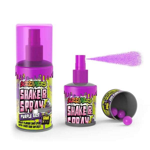 SHAKE AND SPRAY SCREAMERS PURPLE