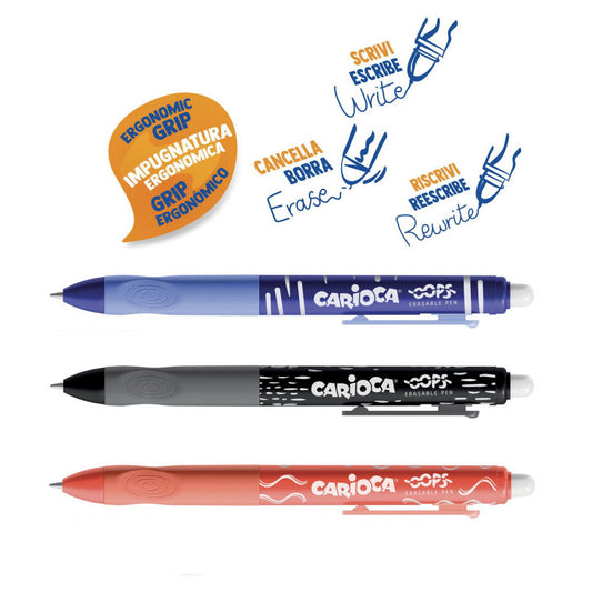 BOLIGRAFO BORRABLE CARIOCA OOPS